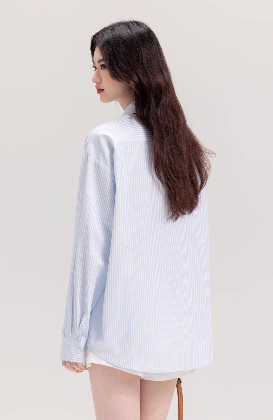 Sky blue long sleeve shirt